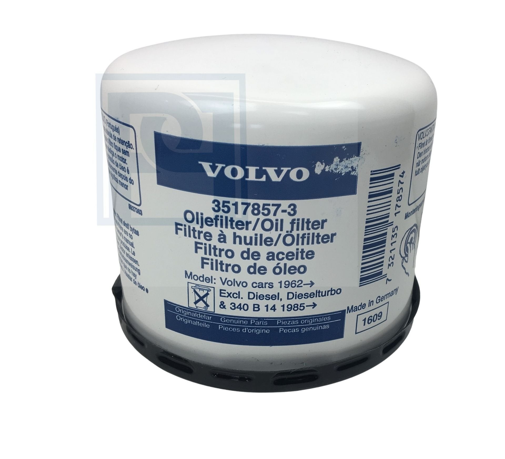 Volvo Oliefilter B18+B20+B30 B200 B230  Amazon+P1800+140+164, Ophalen of Verzenden, Nieuw