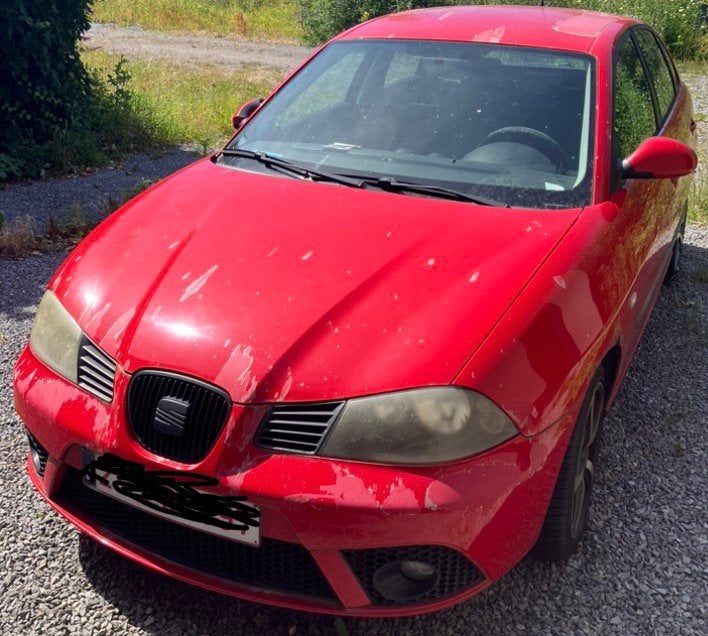 SEAT IBIZA 1.6 diesel 2008, Autos, Rouge, Achat, 1184 kg, Boîte manuelle