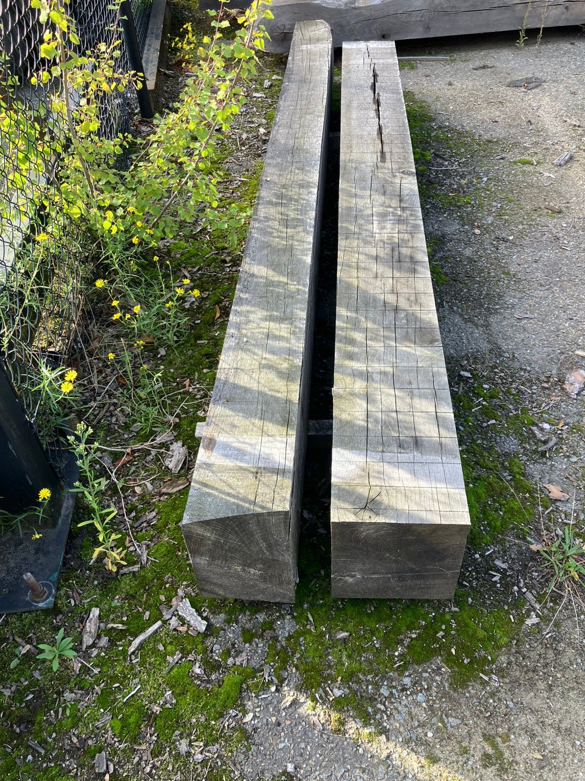 Eiken balken, Jardin & Terrasse, Enlèvement, Comme neuf, Poutres