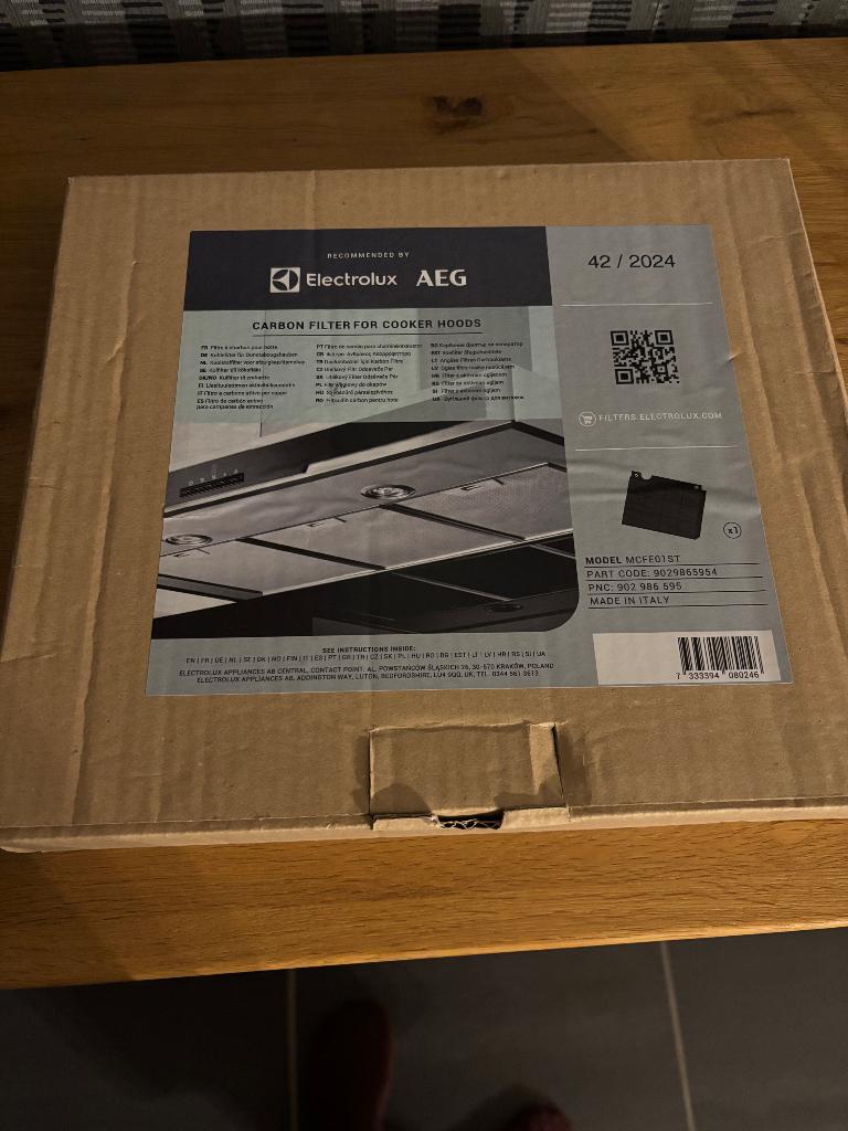 Koolstoffilter voor dampkap, Elektronische apparatuur, Ophalen of Verzenden, Nieuw
