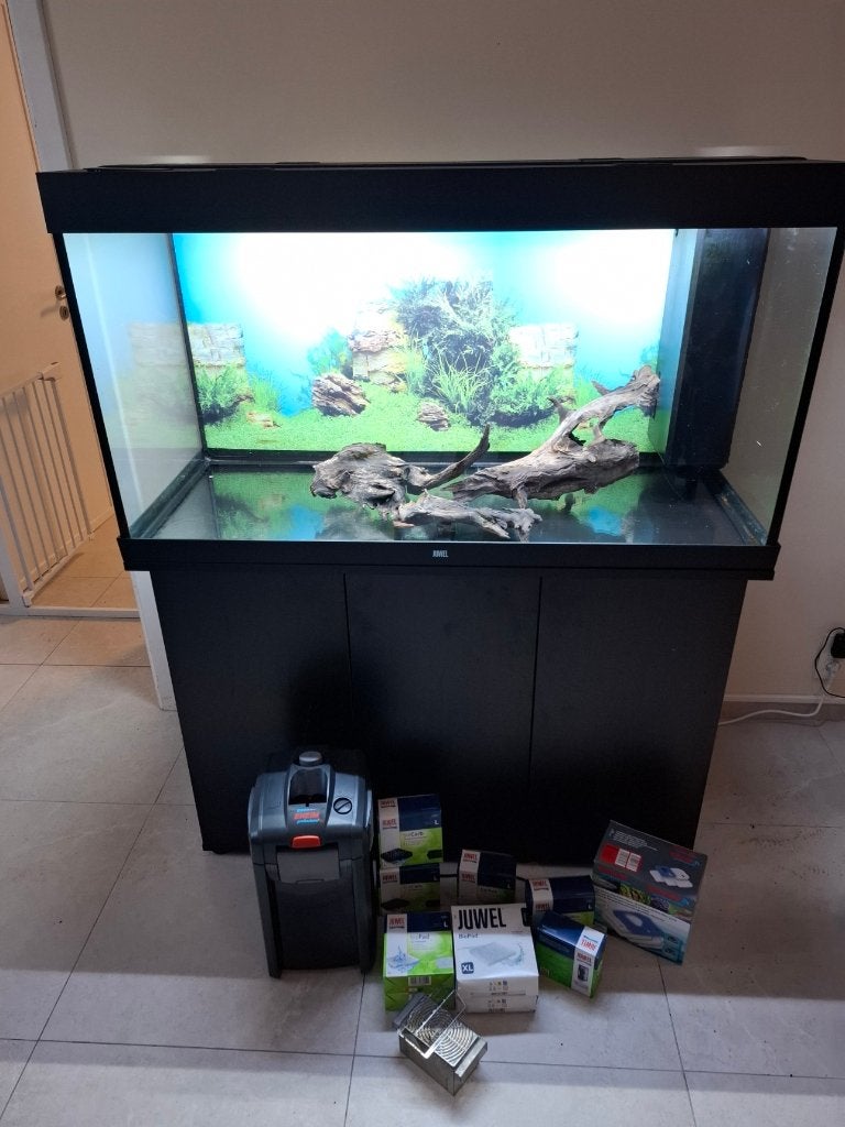 aquarium 340l, Dieren en Toebehoren, Ophalen, Zo goed als nieuw, Leeg aquarium, Pomp