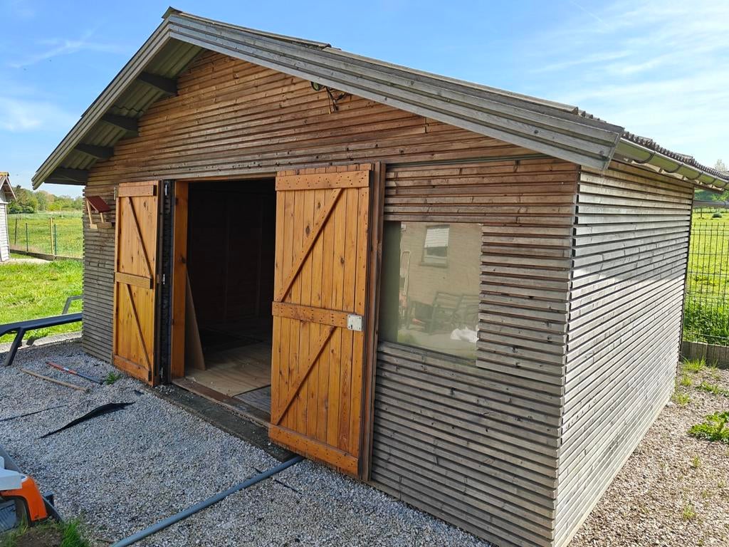 Tuinhuis gratis af te breken. Ideaal voor hout., Ophalen, Hout, Tuinhuis