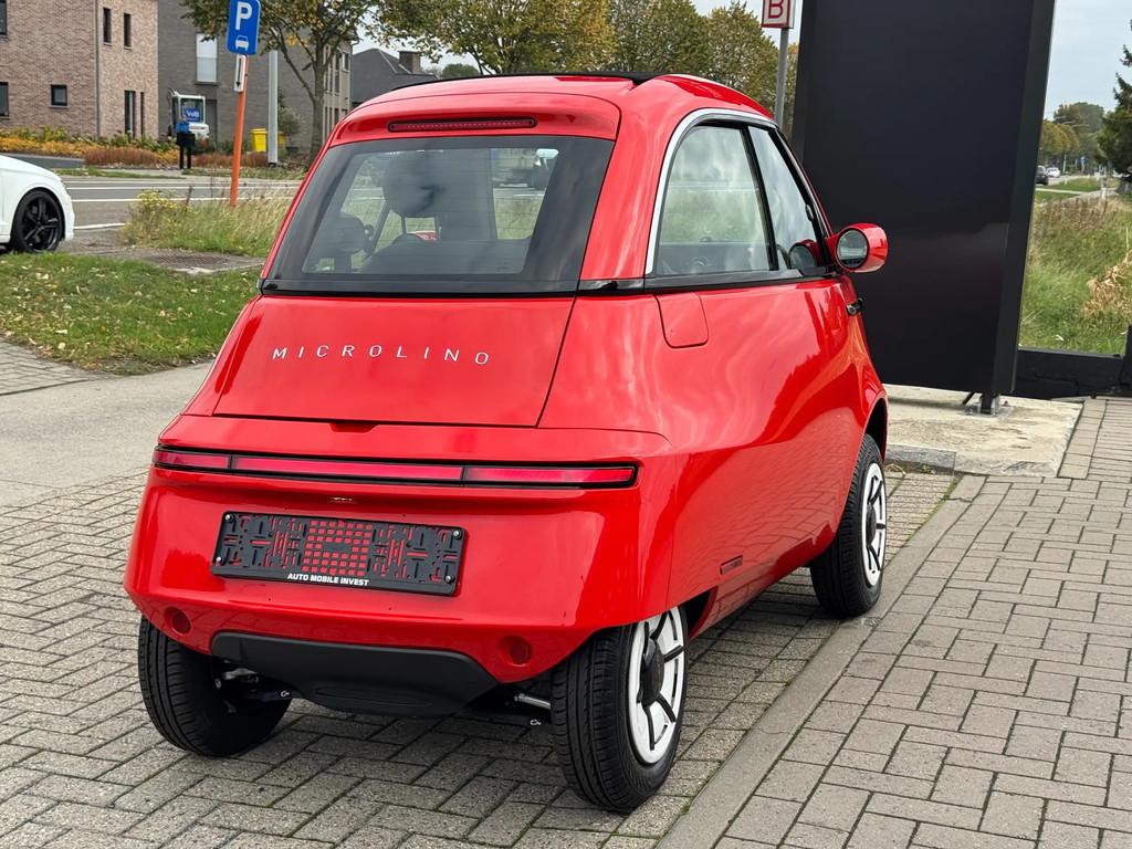 Micro Microlino 10,5kWh 90km/h Milano Red 0483/47.20.60, Rouge, Achat, Euro 6, Entreprise