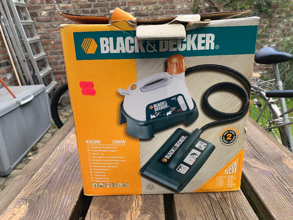 Décolleuse de papier peint 2300W Black & Decker, Huis en Inrichting, Stoffering | Behang, Ophalen