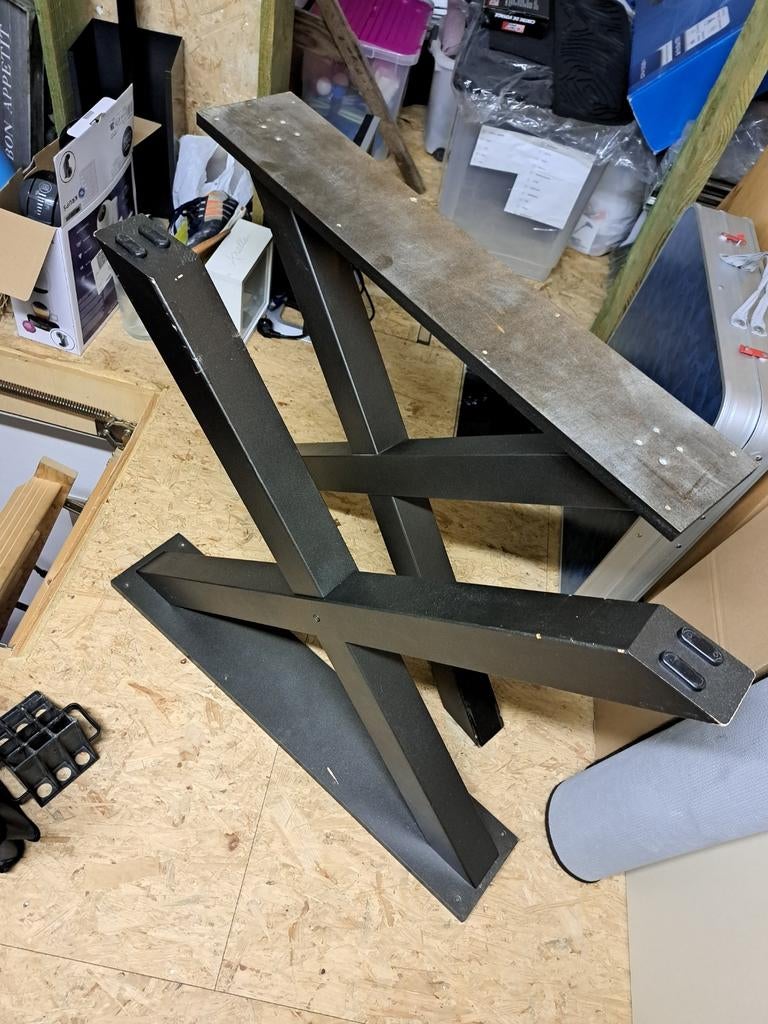 Houten tafelpoten, Ophalen