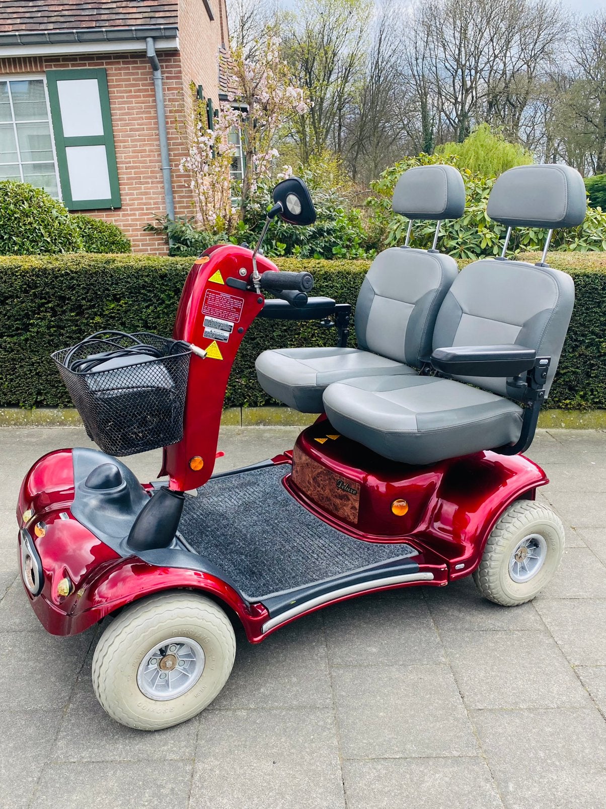LUXE DUO SCOOTMOBIEL OBERON TWIST – TWEEPERSOONS PMR SCOOTER, Diversen, Ophalen of Verzenden, Inklapbaar, Zo goed als nieuw, Elektrische rolstoel