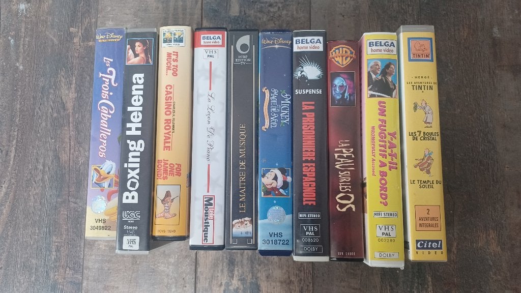 Lot de VHS, Cd's en Dvd's, VHS | Film, Gebruikt, Komedie, Ophalen of Verzenden