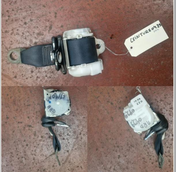 CEINTURE ARRIERE DROIT CITROEN C1 1.0ESS/50KW, Enlèvement, Révisé
