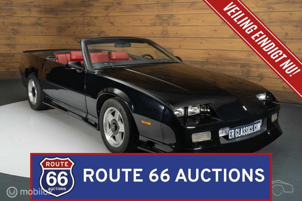 Chevrolet Camaro RS | 1991 | Route 66 Auctions, Autos, Oldtimers & Ancêtres, Achat, Entreprise, Chevrolet, Boîte manuelle