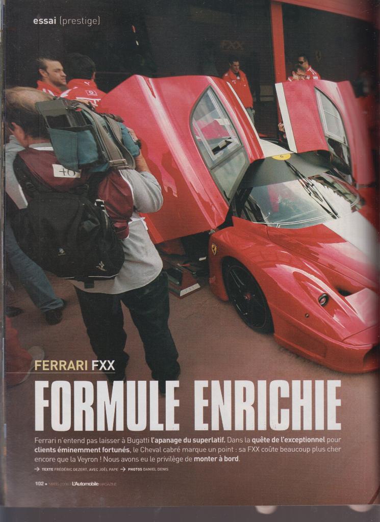 Ferrari FXX voiture de collection, Boeken, Verzenden, Gelezen, Ferrari