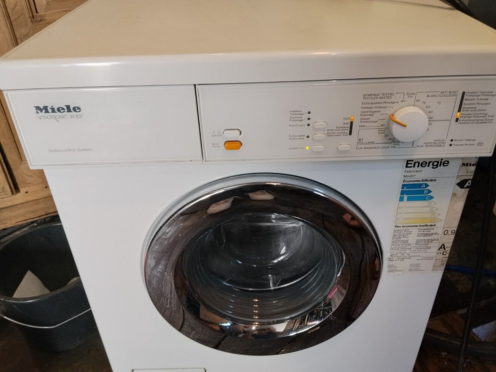 Machine à laver Miele, Electroménager, 6 à 8 kg, Classe énergétique A ou plus économe, Comme neuf, Enlèvement