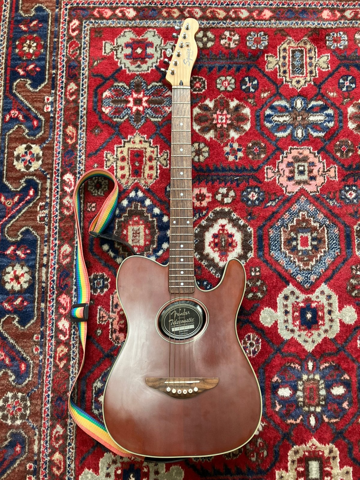 Carrosserie Fender Squier Telecoustic Hollow, Musique & Instruments, Enlèvement, Utilisé, Hollow body, Fender