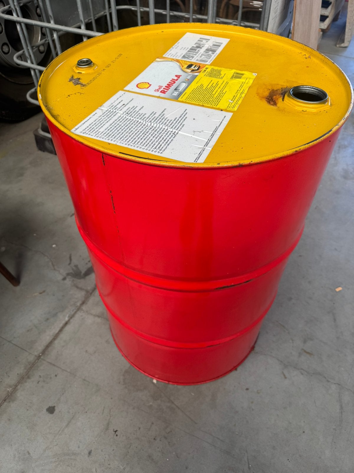 Lege olievaten 220 liter, Tuin en Terras, Ophalen, Gebruikt