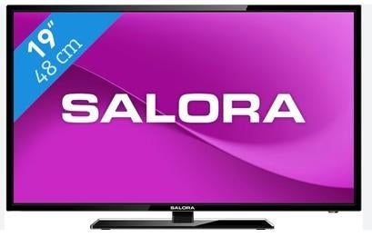 TV Camping Salora 19 pouces LED, Ophalen of Verzenden, Gebruikt, LED