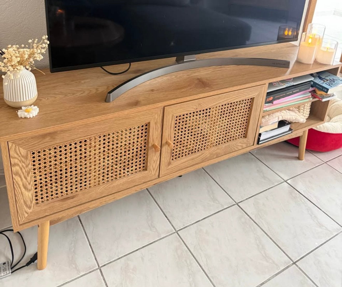 Meuble tv, 25 à 50 cm, Moins de 100 cm, Enlèvement, Utilisé