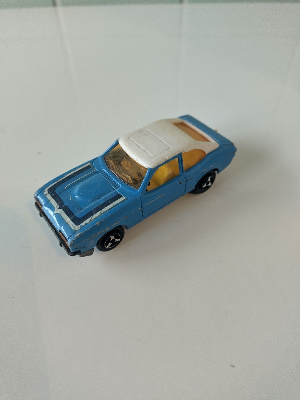 Vintage Majorette Ford Capri AFHALING LEES BESCHRIJVING, Enlèvement, Utilisé, Voiture, Majorette
