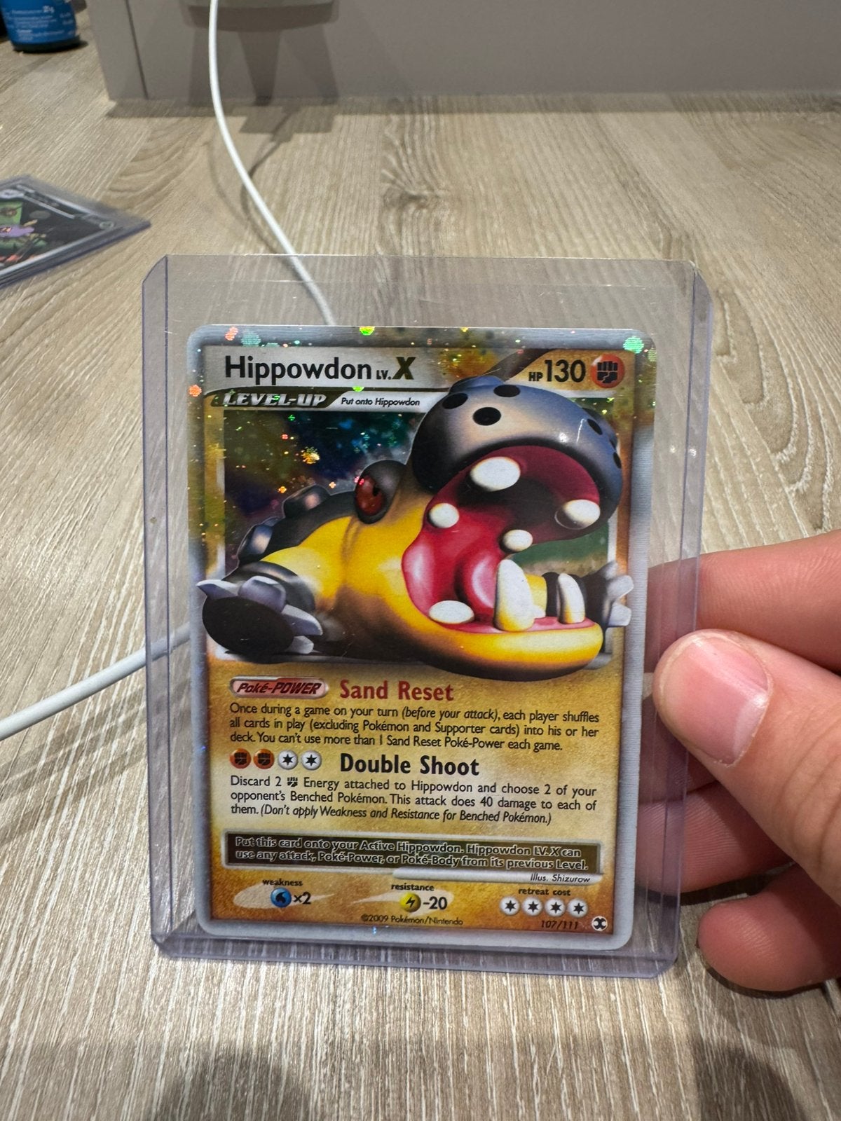 Hippowdon LV.X #107 Pokemon Rising Rivals, Enlèvement ou Envoi, Comme neuf
