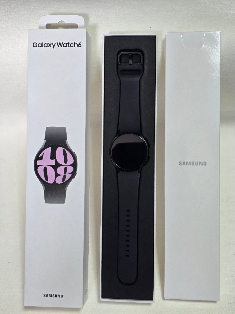 Samsung Galaxy Watch 6 - 40 mm - WiFi - Bluetooth - GPS, Handtassen en Accessoires, Zwart, Ophalen of Verzenden, Zo goed als nieuw