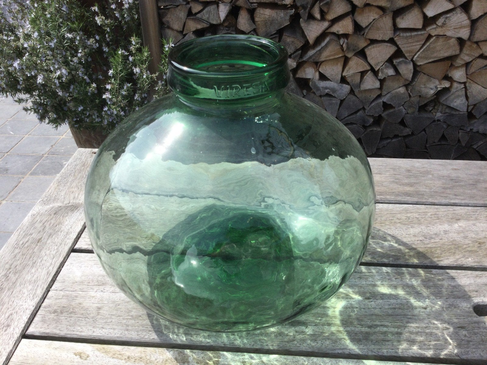 Vintage bokaal Viresa Spanje, Tuin en Terras, Tuinvazen, Ophalen