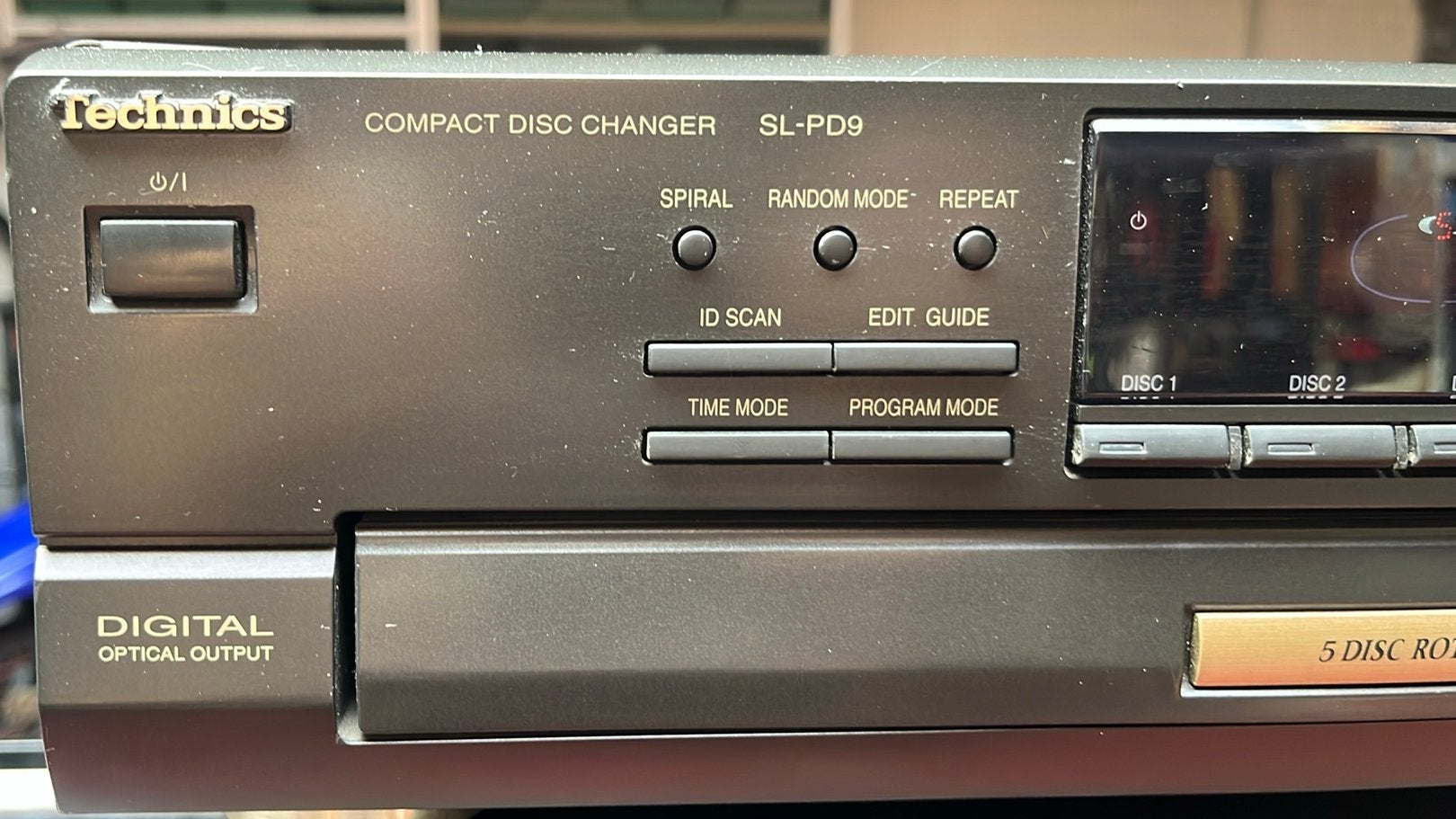 Technics SL-PD9 , 5 disc speler, Audio, Tv en Foto, Ophalen, Zo goed als nieuw, Technics