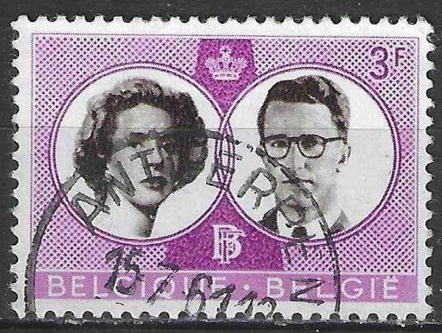 Belgie 1960 - Yvert/OBP 1170 - Boudewijn en Fabiola (ST), Verzenden, Gestempeld, Gestempeld, Koninklijk huis