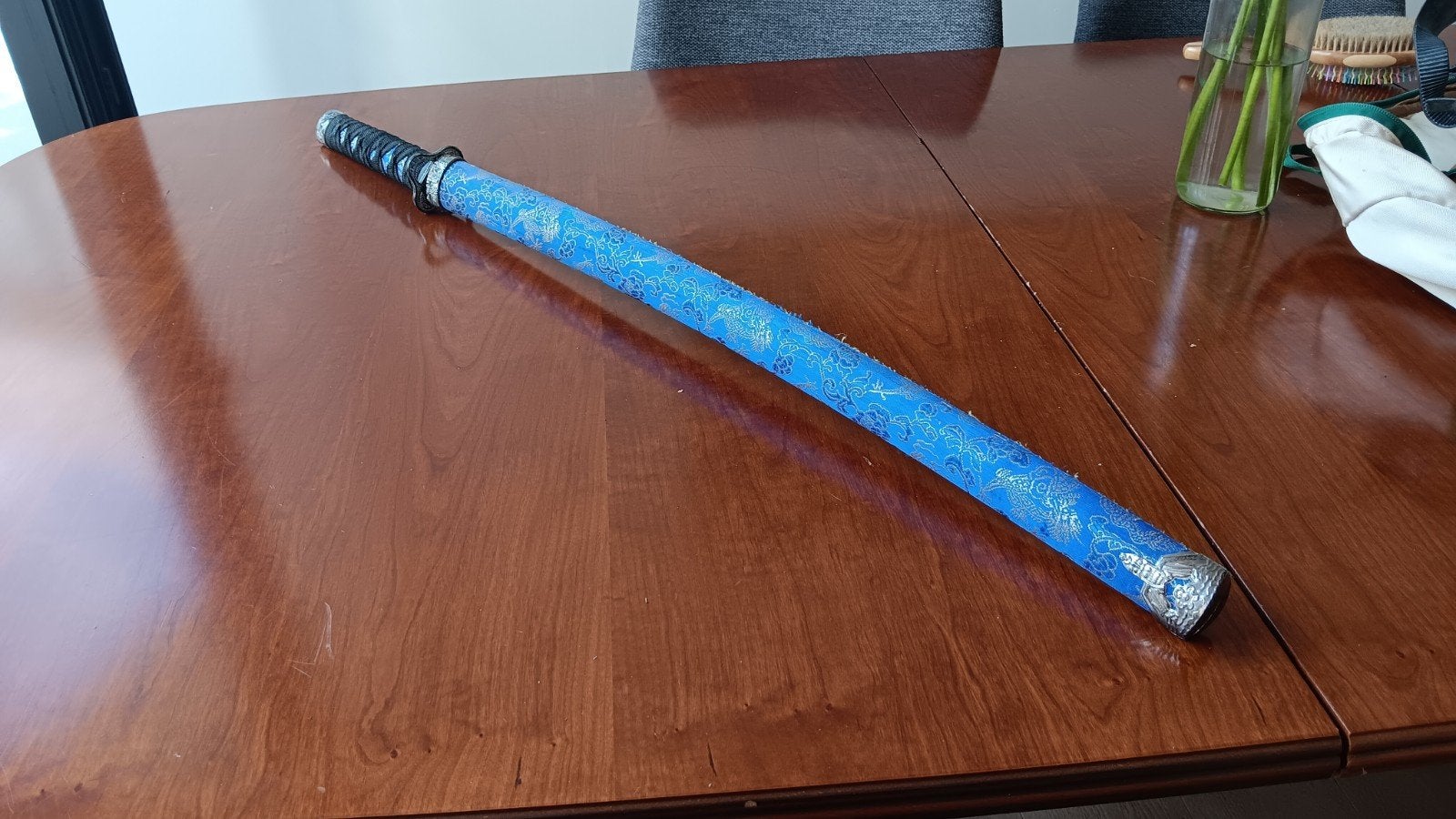 Sier katana, Ophalen