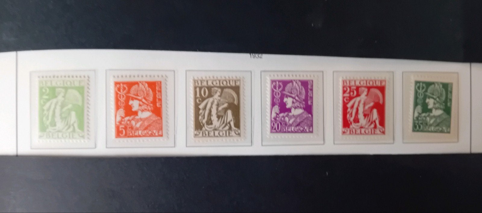 België postzegels nr 335/340** lot 39P, Verzenden, Postfris