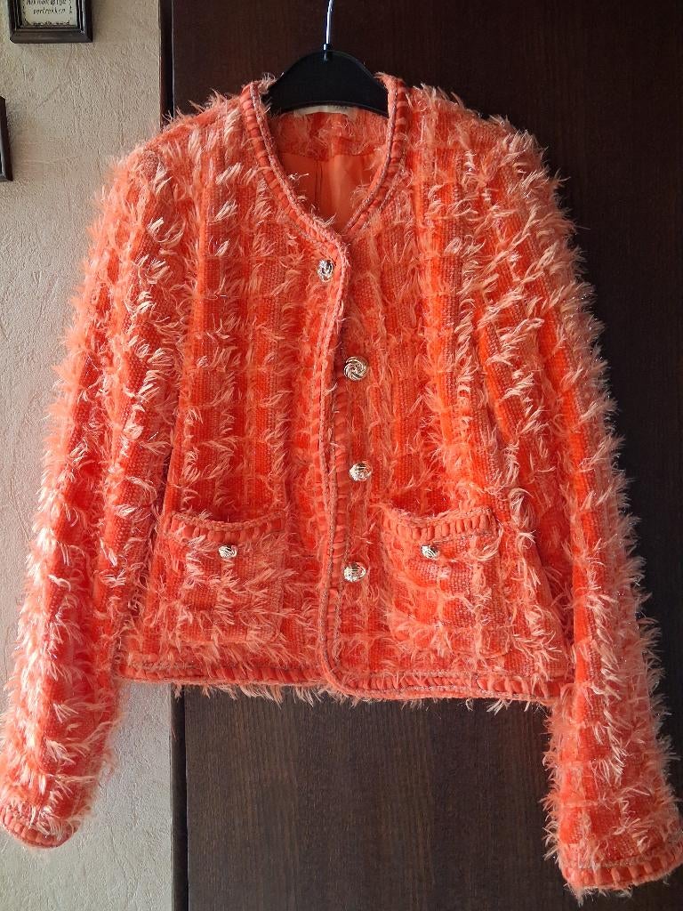 Vestje, Maat 38/40 (M), Oranje, Ophalen of Verzenden, Zo goed als nieuw