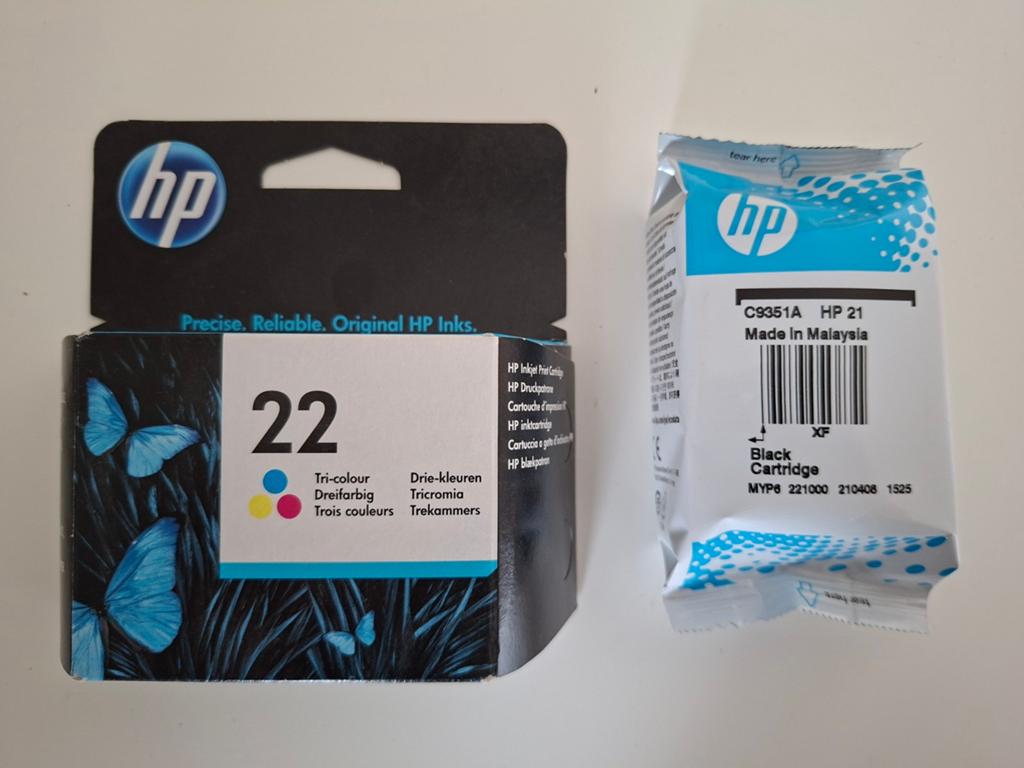 Inktpatroon HP 21 + 22, Computers en Software, Ophalen of Verzenden, Nieuw