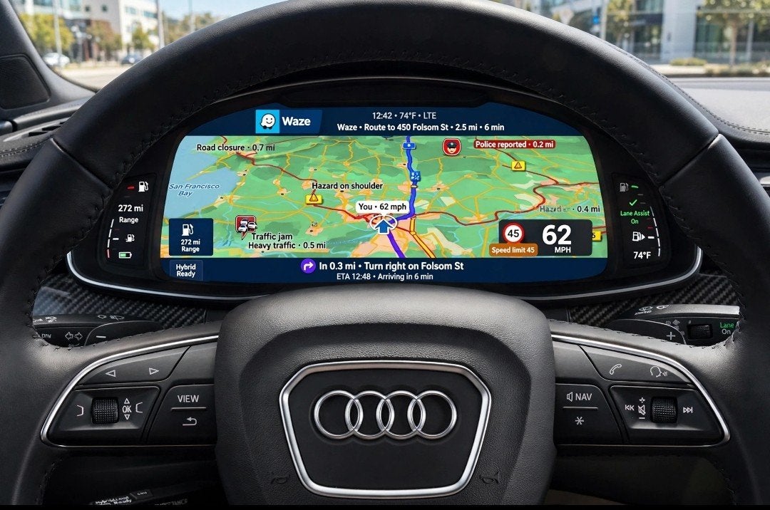 AUDI. GOOGLE &WAZE  MAPS NU OP JE DASHBOARD, Ophalen of Verzenden, Nieuw