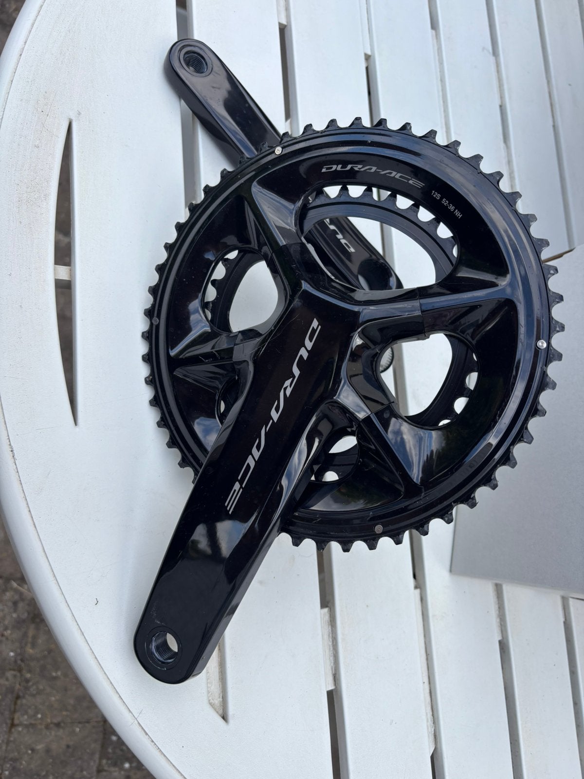 Crank dura ace 170 52/36, Enlèvement ou Envoi, Comme neuf, Racefiets, Pédalier ou Pédales
