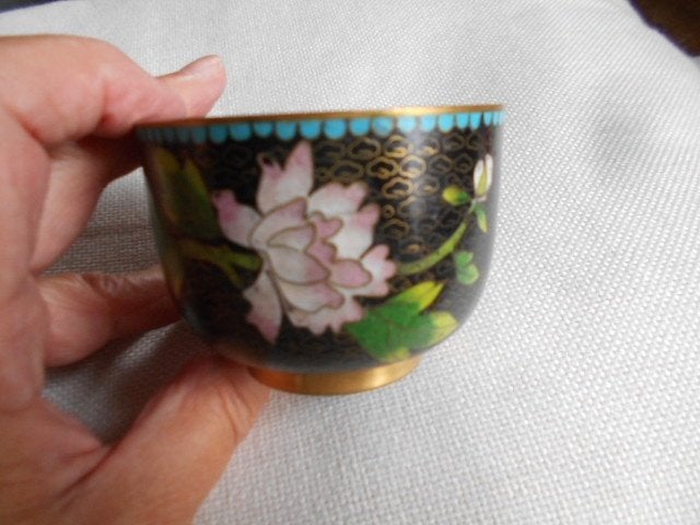 mooi cloisonné, klein potje, volledig intakt, 20 €, Ophalen of Verzenden, Overige typen, Handgemaakt