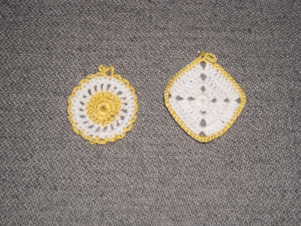 Pannenlapjes, 2 stuks, Collections, Enlèvement ou Envoi, Utilisé, Maison de poupées