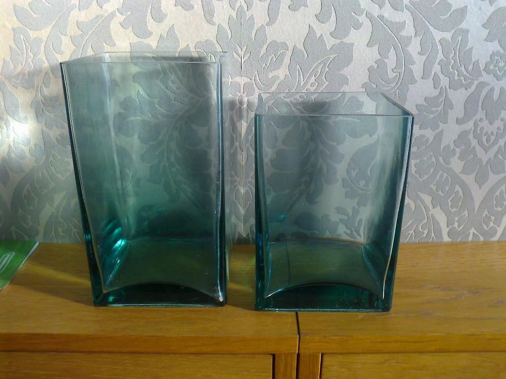 Vazen glas, Huis en Inrichting, Woonaccessoires | Vazen, Ophalen, Nieuw, Glas, Minder dan 50 cm