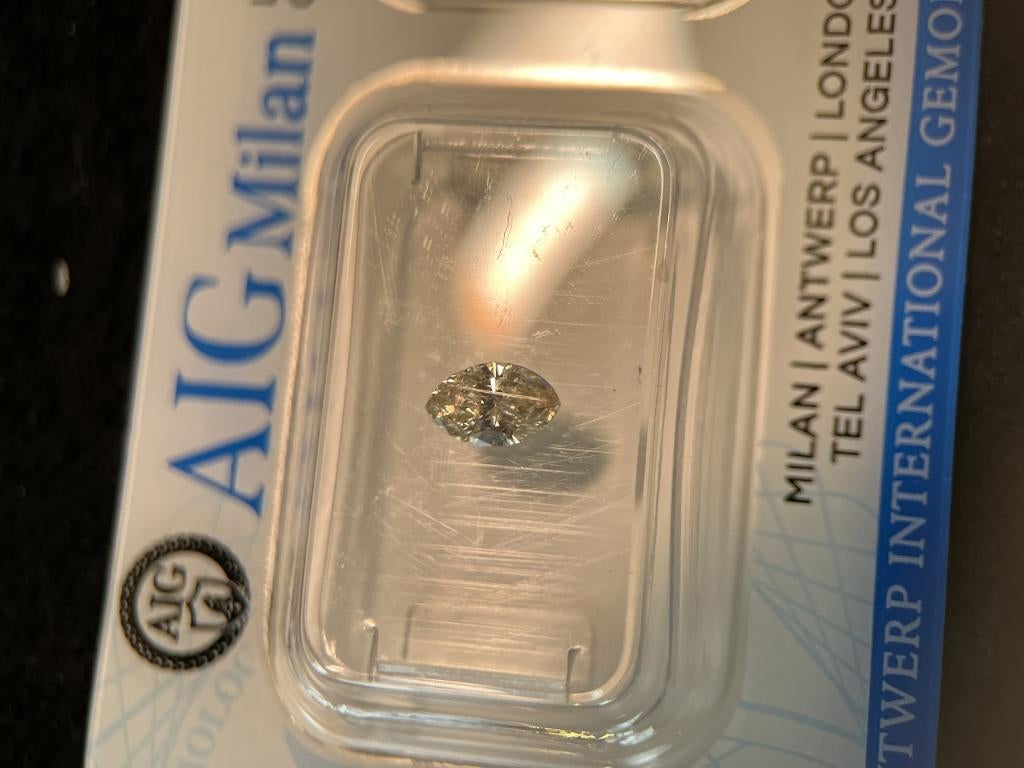 Diamant taille marquise de 0,35 carat Exclusive (1539), Enlèvement ou Envoi, Neuf