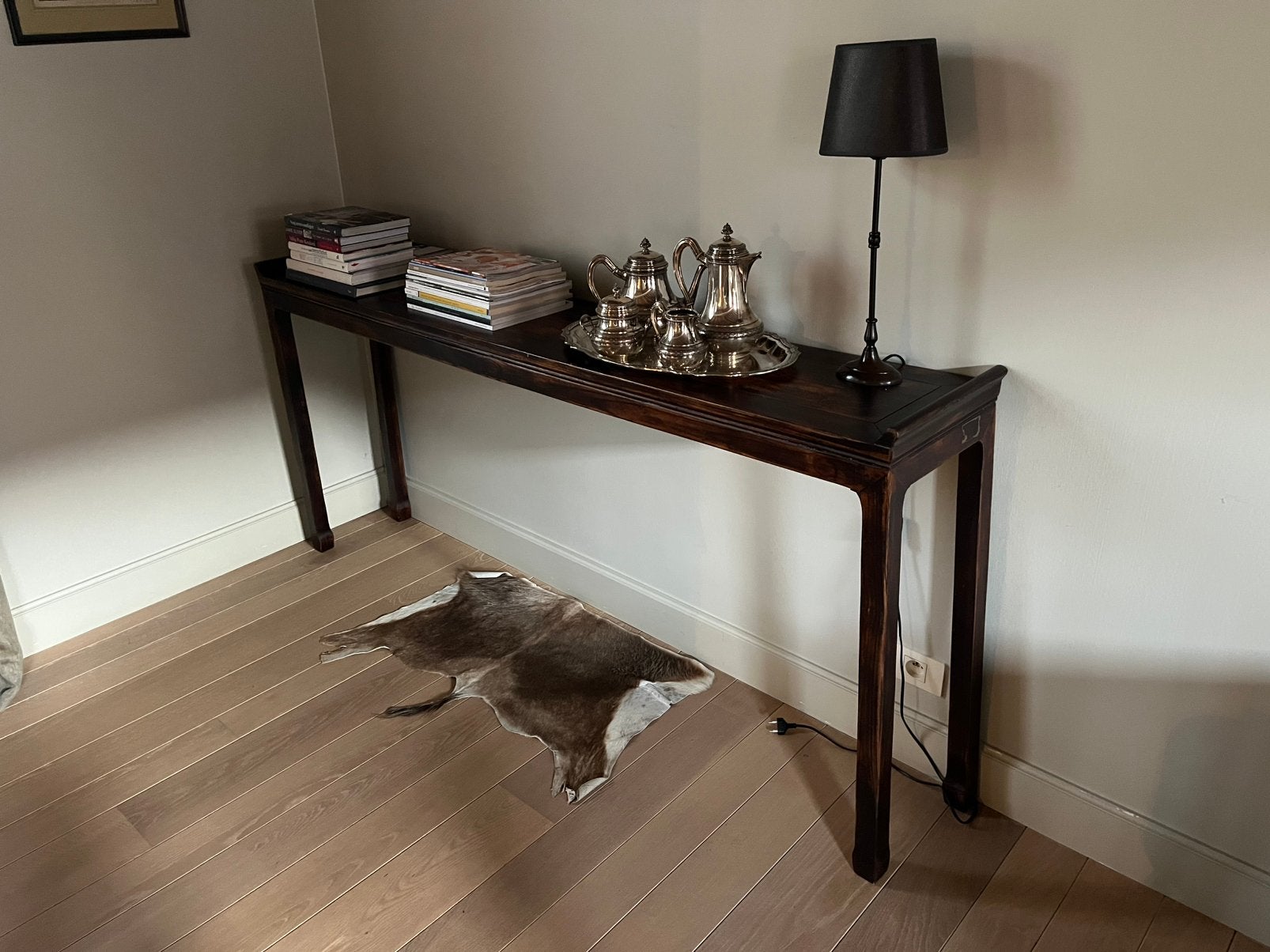 Wandtafel teak, Ophalen, Gebruikt, Indonesisch, Onbekend