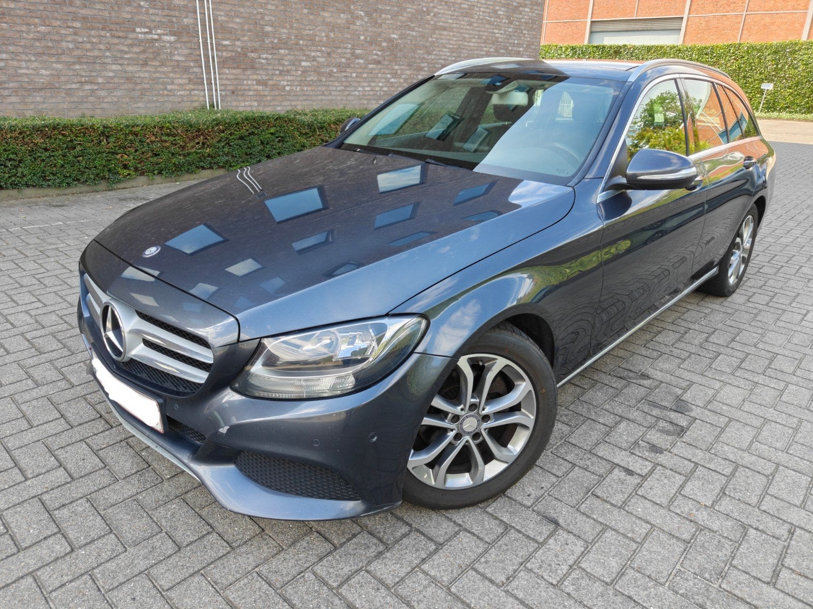 Mercedes C200d/ 229.000km/ 2015/ Automatique/ Break, Autos, Mercedes-Benz, Argent ou Gris, Achat, Euro 6, Entreprise