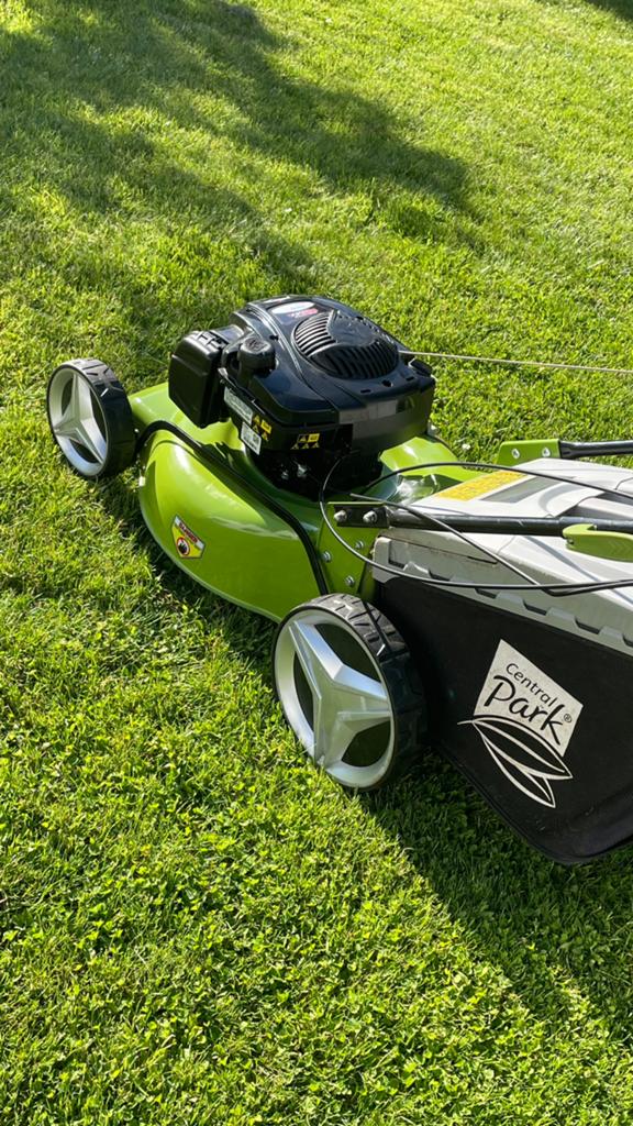 Tondeuse Briggs&Stratton, Tondeuse rotative, Tondeuses à gazon à essence, Utilisé, Sac de ramassage