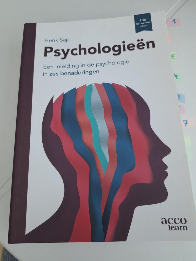 Psychologieën schoolboek, Enlèvement ou Envoi, Henk Sap