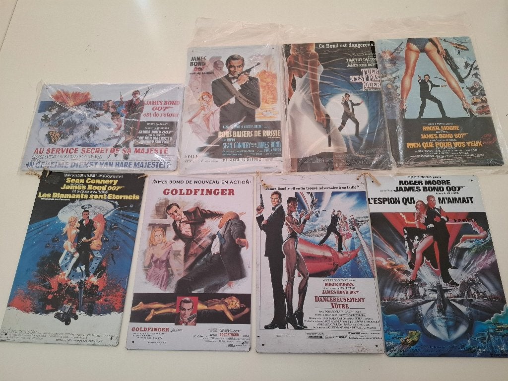 James bond platen, Verzamelen, Ophalen, Zo goed als nieuw, Film, Poster