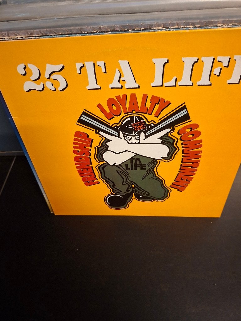 lp - 25 ta life - friendship loyalty commitment - vak 2, LP, Gebruikt, Ophalen of Verzenden, Hardcore