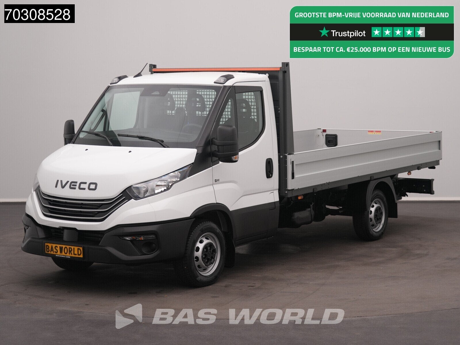 Iveco Daily 35S16 3.0L Automaat Open Laadbak 3,5t Trekhaak A, Auto's, Automaat, Stof, 2376 kg, Euro 6