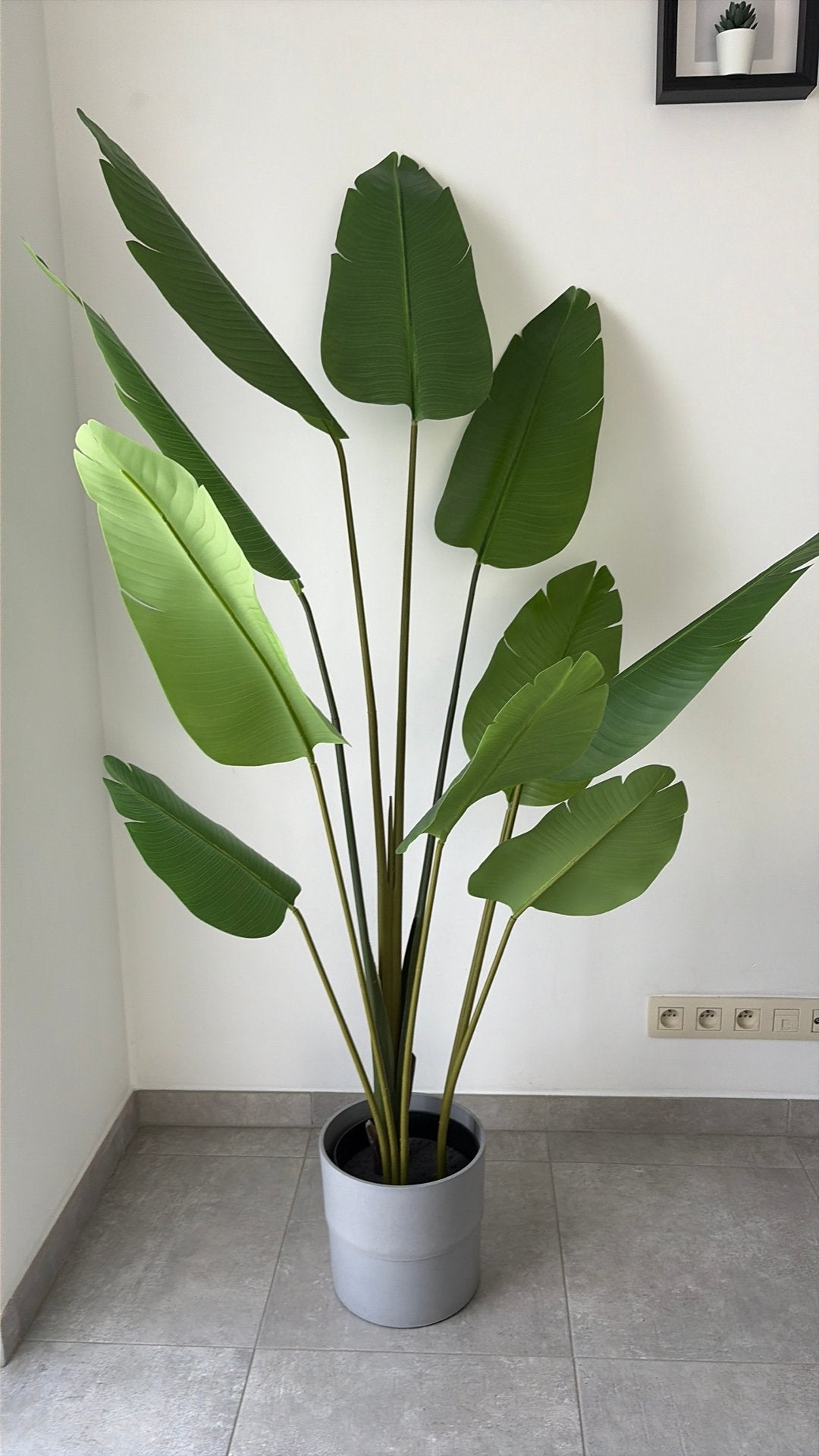 Kunstplant paradijsvogelbloem met bloempot ikea, Huis en Inrichting, Ophalen