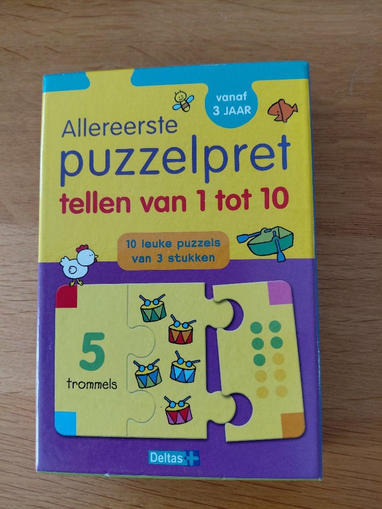 Tellen van 1 tot 10 - puzzelpret, Enfants & Bébés, Jouets | Éducatifs & Créatifs, Enlèvement, Comme neuf, Puzzles