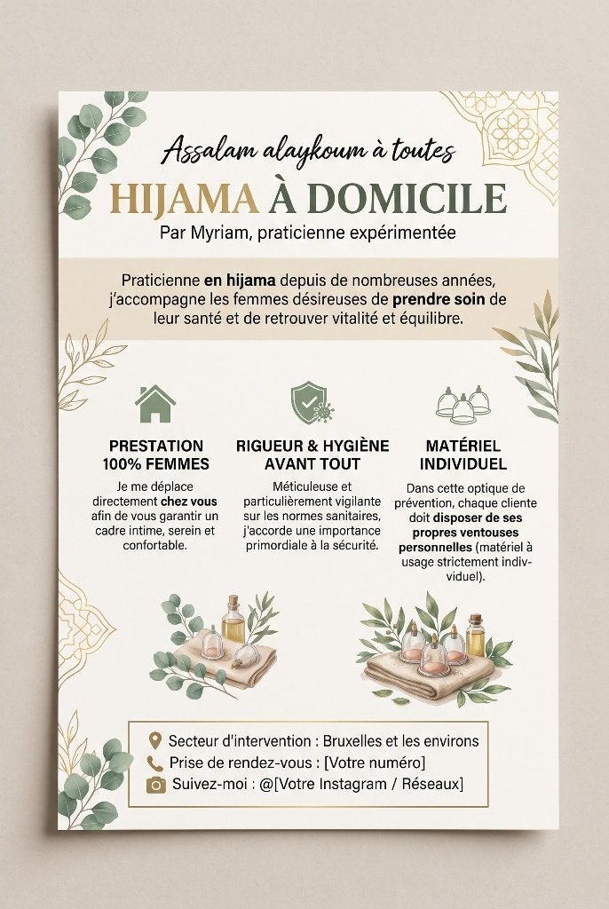 Hijama, traitement ventouse uniquement femmes, Services & Professionnels