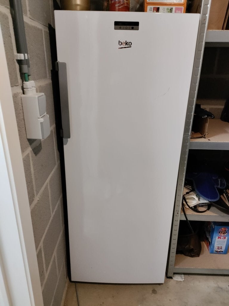 Diepvries Beko, Elektronische apparatuur, Vriezers en Diepvrieskisten, Gebruikt, 140 tot 160 cm, Ophalen, Vrieskast