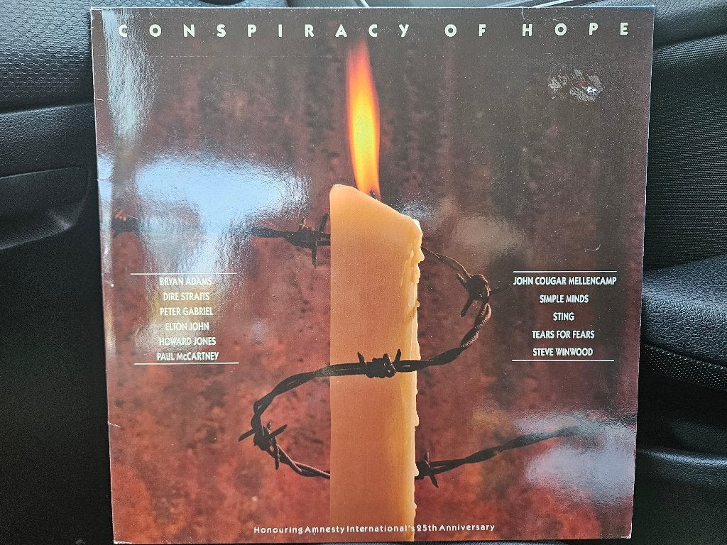 LP Various - Conspiracy Of Hope (Amnesty International), Cd's en Dvd's, Vinyl | Verzamelalbums, LP, Gebruikt, Ophalen of Verzenden