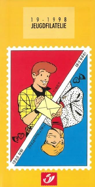 Jeugdfilatelie Jaar 1998 - Chick Bill en Rik Ringers, Postzegels en Munten, Ophalen, Met envelop, Frankeerzegel, Postfris