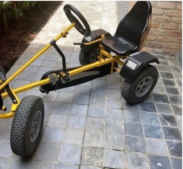Berg go cart, Ophalen, Gebruikt, Berg