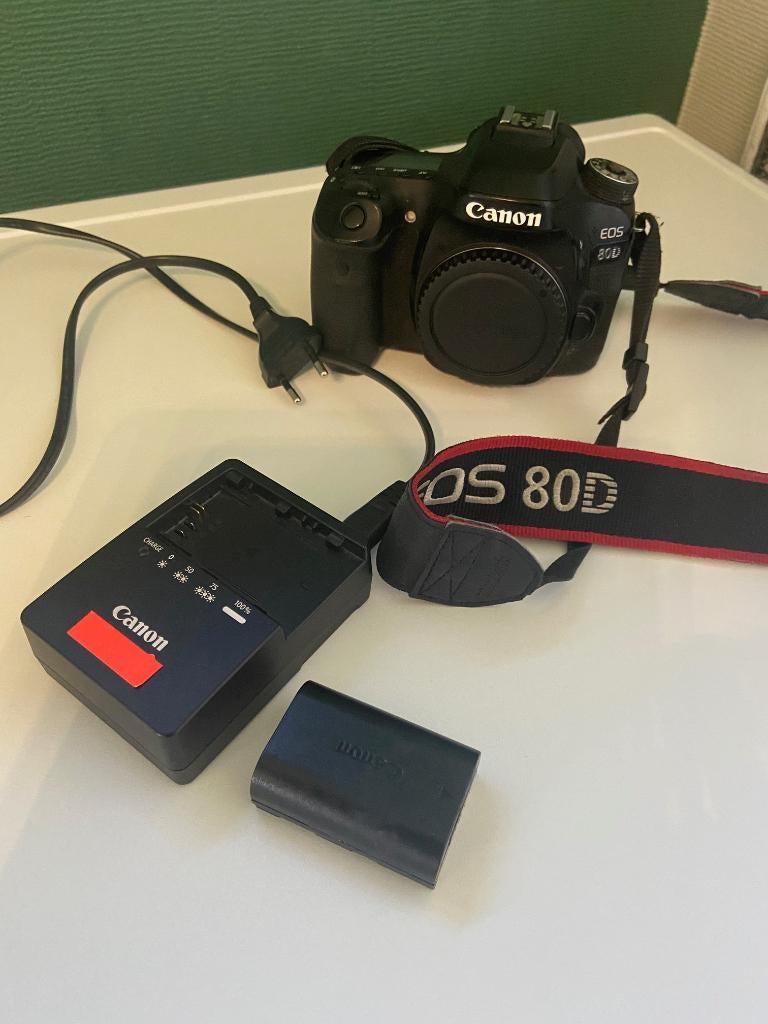 fototoestel canon EOS 80D body, Audio, Tv en Foto, Fotocamera's Digitaal, Gebruikt, Spiegelreflex, Canon, Ophalen of Verzenden